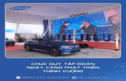 Tân Phát Etek dự khai trương Hyundai Thái Bình