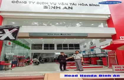 Phòng Kinh doanh Thiết bị Xe máy của Tân Phát ETEK cung cấp thiết bị cho HEAD Honda Tân Lạc và HEAD Honda Bình An.