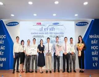 Tân Phát ETEK chính thức trở thành đối tác chiến lược toàn diện của ABB đầu tiên tại Việt Nam
