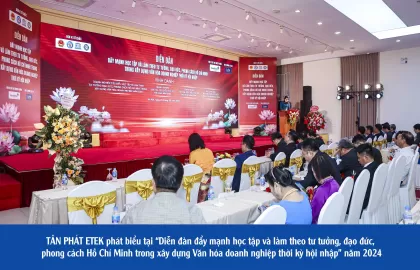 Chairman of the Board of Directors and General Director of Tan Phat ETEK were awarded the title of Outstanding Cultural Entrepreneur in 2024