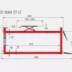 Cầu nâng 4 trụ cho kiểm tra góc đặt bánh xe Corghi