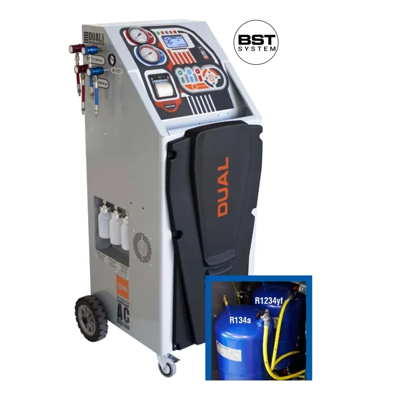 R134a and R1234yf full automatic air conditioning station for cars ...